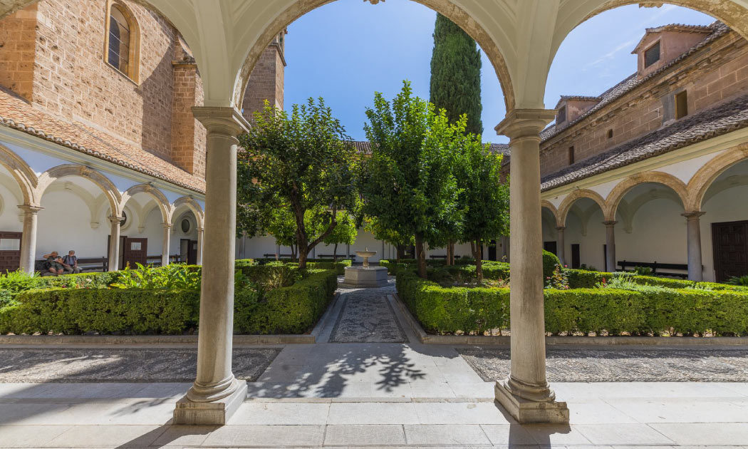 El claustrillo del Monasterio de la Cartuja
