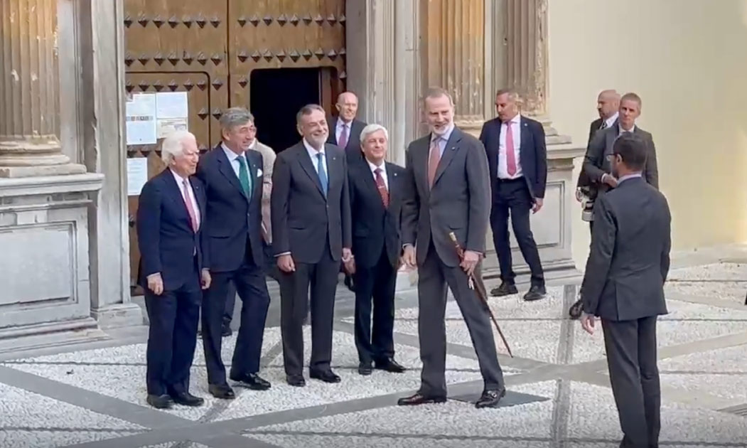 Felipe VI en el Monasterio de San Jerónimo